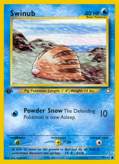 Pokemon Neo Genesis Swinub - 79