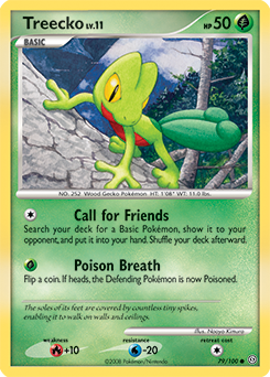 Pokemon Stormfront Treecko - 79