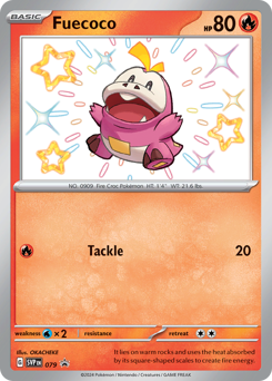 Pokemon Scarlet & Violet Black Star Promos Fuecoco - 79