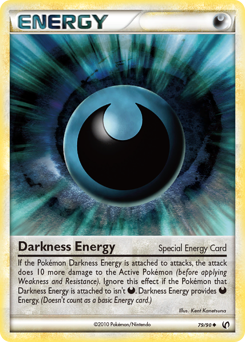 Pokemon HS—Undaunted Darkness Energy - 79