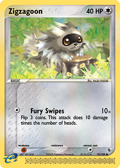 Pokemon Ruby & Sapphire Zigzagoon - 79