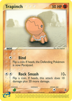 Pokemon Dragon Trapinch - 79