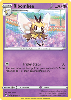 Pokemon Evolving Skies Ribombee - 79