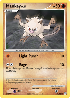 Pokemon Great Encounters Mankey - 79