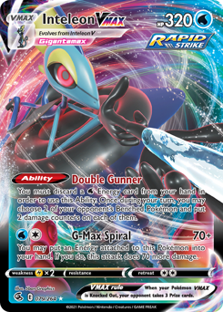 Pokemon Fusion Strike Inteleon VMAX - 79