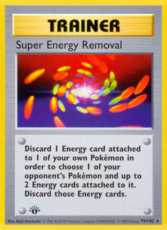 Pokemon Base Super Energy Removal - 79