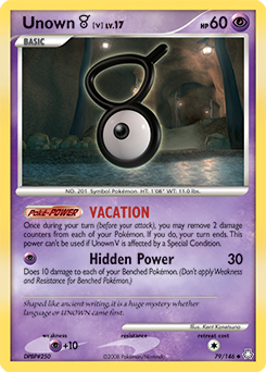 Pokemon Legends Awakened Unown [V] - 79