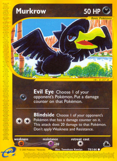 Pokemon Skyridge Murkrow - 79