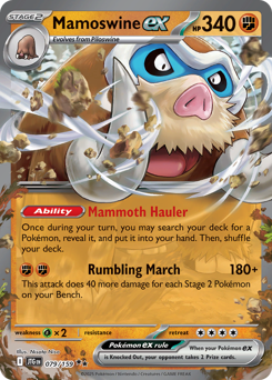 Pokemon Journey Together Mamoswine ex - 79