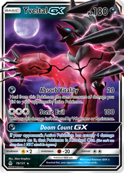 Pokemon Forbidden Light Yveltal-GX - 79