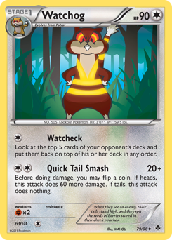 Pokemon Emerging Powers Watchog - 79