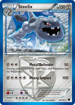Pokemon Plasma Freeze Steelix - 79