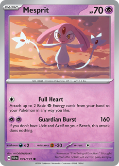 Pokemon Surging Sparks Mesprit - 79