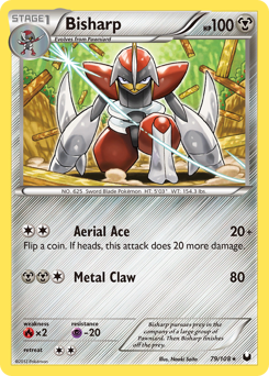 Pokemon Dark Explorers Bisharp - 79