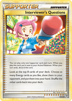 Pokemon Call of Legends Interviewer's Questions - 79