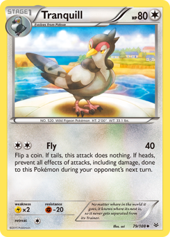 Pokemon Roaring Skies Tranquill - 79