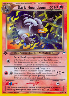 Pokemon Neo Destiny Dark Houndoom - 7