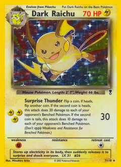Pokemon Legendary Collection Dark Raichu - 7