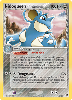 Pokemon Dragon Frontiers Nidoqueen δ - 7