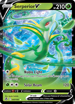 Pokemon Silver Tempest Serperior V - 7