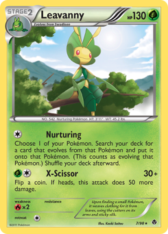 Pokemon Emerging Powers Leavanny - 7
