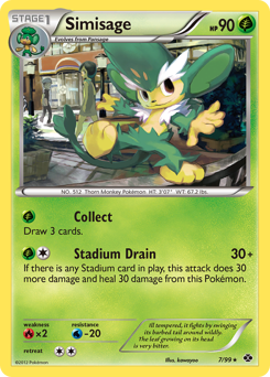 Pokemon Next Destinies Simisage - 7