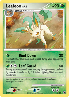Pokemon Majestic Dawn Leafeon - 7
