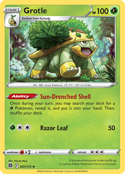 Pokemon Brilliant Stars Grotle - 7