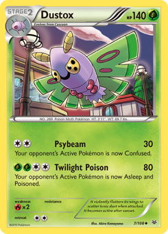 Pokemon Roaring Skies Dustox - 7