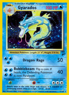 Pokemon Base Set 2 Gyarados - 7