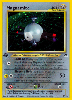 Pokemon Neo Discovery Magnemite - 7