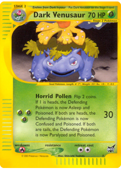 Pokemon Best of Game Dark Venusaur - 7