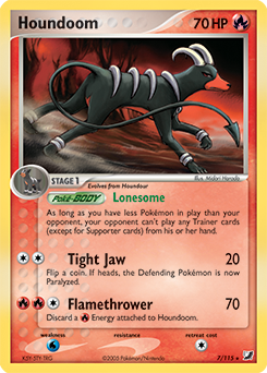 Pokemon Unseen Forces Houndoom - 7