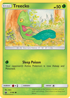 Pokemon Celestial Storm Treecko - 7