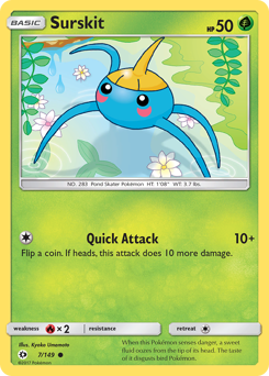 Pokemon Sun & Moon Surskit - 7