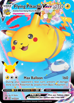 Pokemon Celebrations Flying Pikachu VMAX - 7