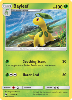 Pokemon Lost Thunder Bayleef - 7