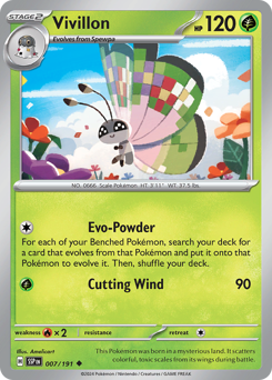 Pokemon Surging Sparks Vivillon - 7