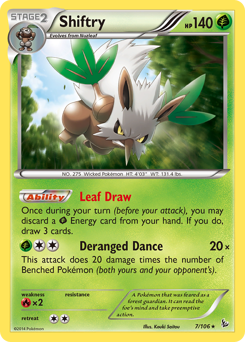 Pokemon Flashfire Shiftry - 7