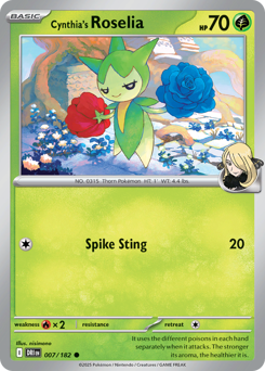 Pokemon Destined Rivals Cynthia's Roselia - 7