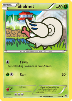 Pokemon Plasma Blast Shelmet - 7