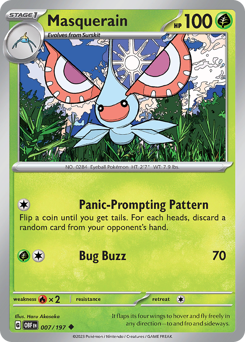 Pokemon Obsidian Flames Masquerain - 7