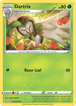 Pokemon Shining Fates Dartrix - 7