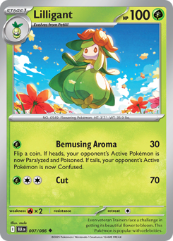 Pokemon Black Bolt Lilligant - 7