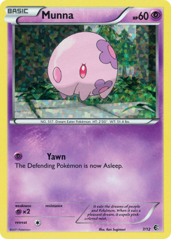 Pokemon McDonald's Collection 2011 Munna - 7