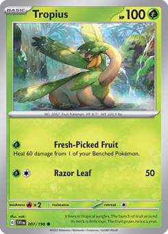 Pokemon Scarlet & Violet Tropius - 7