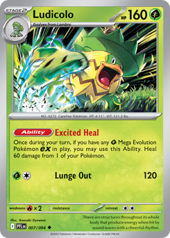 Pokemon Phantasmal Flames Ludicolo - 7