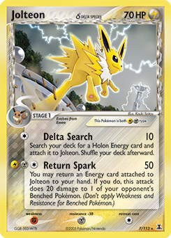 Pokemon Delta Species Jolteon δ - 7