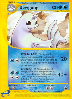 Pokemon Skyridge Dewgong - 7