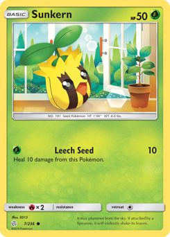 Pokemon Cosmic Eclipse Sunkern - 7